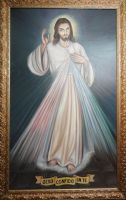 Nr.4.Obraz Miłosierdzia Bożego-Carpegna-Włochy-wym. 160-100cm
